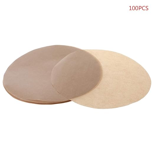 GROOMY 100 Piezas 8 Pulgadas Pergamino Papel Galletas para Hornear ...