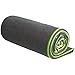 Gradient Fitness Yoga Towel for Yoga Mat, Non Slip Mat Cover for Hot Yoga, Washable Microfiber, Grey