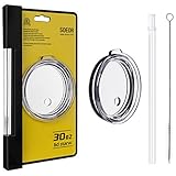 Spill Proof Lid With Straw For 30 Oz YETI Rambler,SOEOR Tumbler,Ozark Trail cup and other brands Vacuum insulation stainless steel 30 oz Tumblers