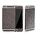 Gravydeals® Iphone 6 Plus Skin Sticker Full Body For Men Black iPhone 6 Plus/ 6S Plus (5.5 Inch) - Glittering Full Body Bling Luxury Glitter Sparkle Protector Film Sticker Decals Skin Cover Wrap