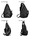 Sling Bag Backpack, Chest Crossbody Bags Sling Shoulder Backpacks One Strap Multipurpose Daypack Laptops Travel Outdoors Backpack for Men Women Teens