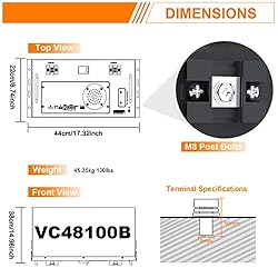 FOIIOE VESTWOODS 48V 100Ah Lithium LiFePO4 15-Year