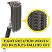 BBQ Grill Brush and Scrapper - 18in - Premium Safe 4 in 1 Stainless Steel Barbecue Cleaner Wire Brush with Non-Slip Handle for Charcoal Grill Webber Gas - Steel/Ceramic/Iron/Porcelain Grill Gates