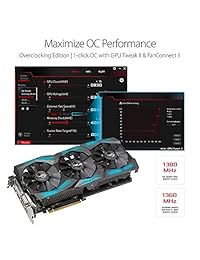 ASUS ROG-STRIX-RX580-O8G-GAMINGOC Edition GDDR5 DP HDMI DVI VR Ready AMD Graphics Card