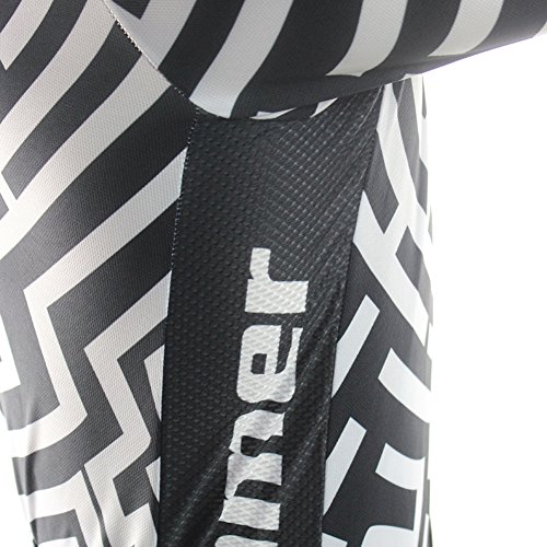 Racmmer Mens Breathable Short Sleeve Cycling Jersey Ultra-Light Cycling Clothing Black