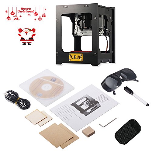 NEJE DK-BL 1500mw Laser Engraver 6000MAh Engraving Machine Mini DIY Phone Control Bluetooth 4.0 Offline Operation for Win XP / Win 7 / Win 8 / Win 10 / Andriod 4.0 and above / iOS 9.0 and above