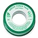 Gasoila Green PTFE Thread Seal Tape – Professional-Grade High-Density Thread Tape for Oxygen Lines – Leak-Proof Seal, Non-Toxic (1/2 Inch x 260 Inch Roll)