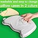 Baby Head Shaping Memory Foam Pillow - 2 Organic Cotton Covers ! - Prevents Newborn and Infant Flat Head Syndrome - Breathable- Protective - Extended Warranty