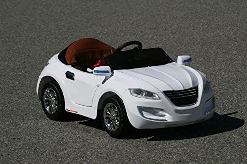 HENES STYLE KL288 BATTERY OPERATED RIDE ON CAR TOY WITH REMOTE CONTROL WHITE
