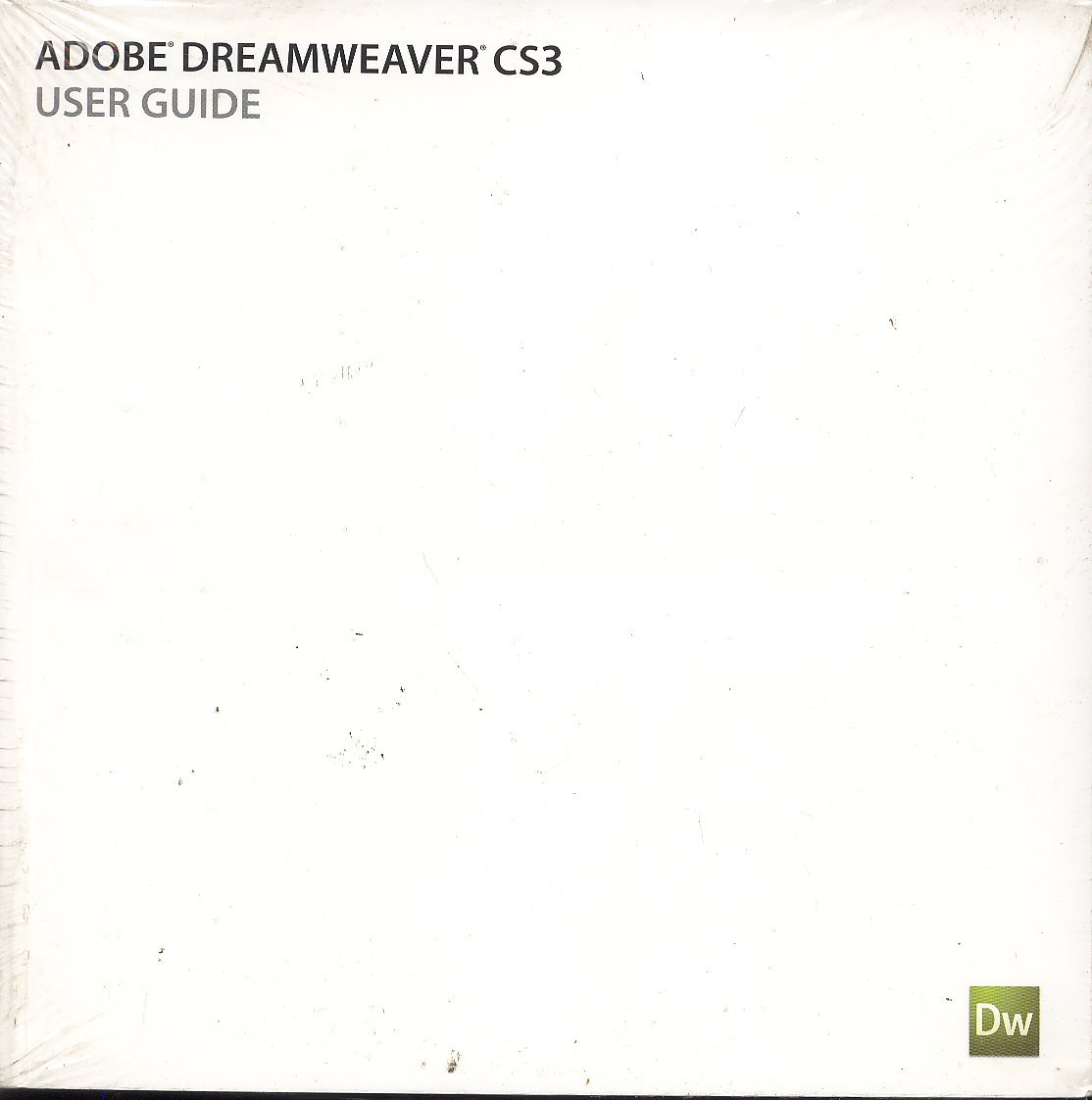 Adobe Dreamweaver CS3 User Guide Paperback – 2007