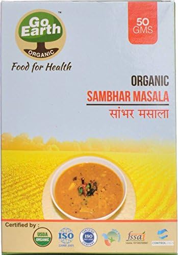 Go Earth Organic Sambhar Masala 50g