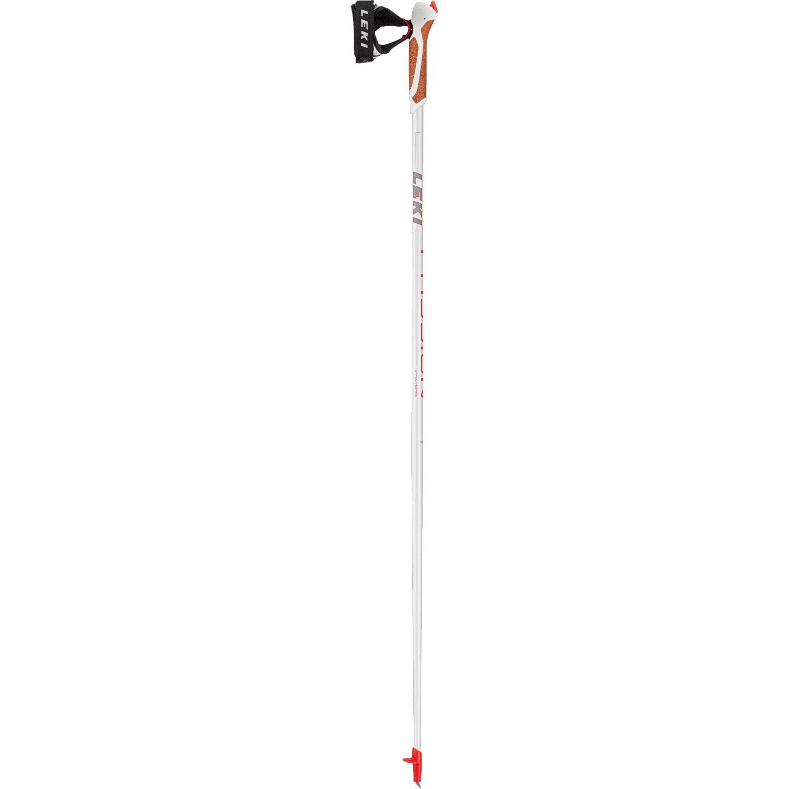 LEKI Unisex - Adult Passion Nordic Walking Poles, Anthracite-Neon Red, 100