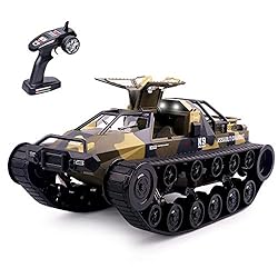 JETFLIP Remote Control Tank, 1:12 Scale Off-Road