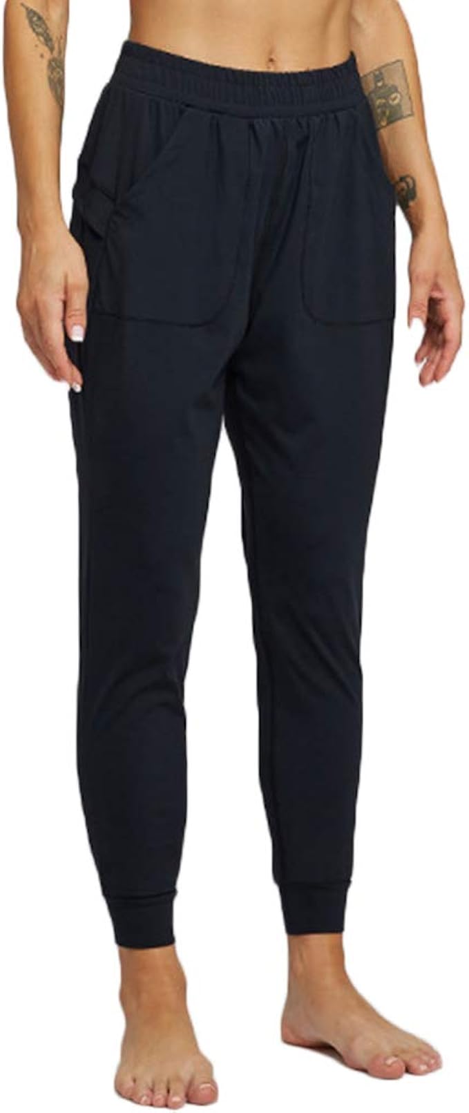 Ladies Stretch Tracksuit Bottoms Workout Gym Sports Straight Leg