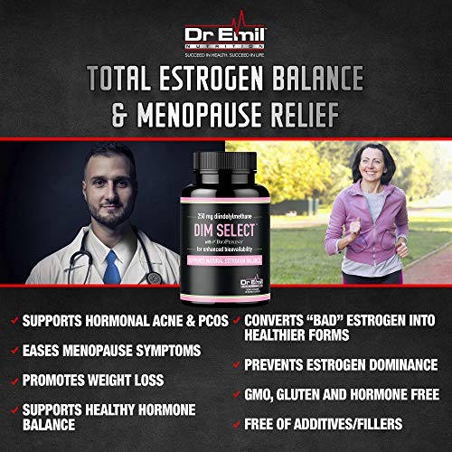 Dr. Emil 250mg DIM Supplement with BioPerine Estrogen Balance