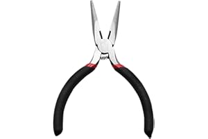 Needle Nose Pliers 5 Inch with Side, Small, Long for Electronics Long