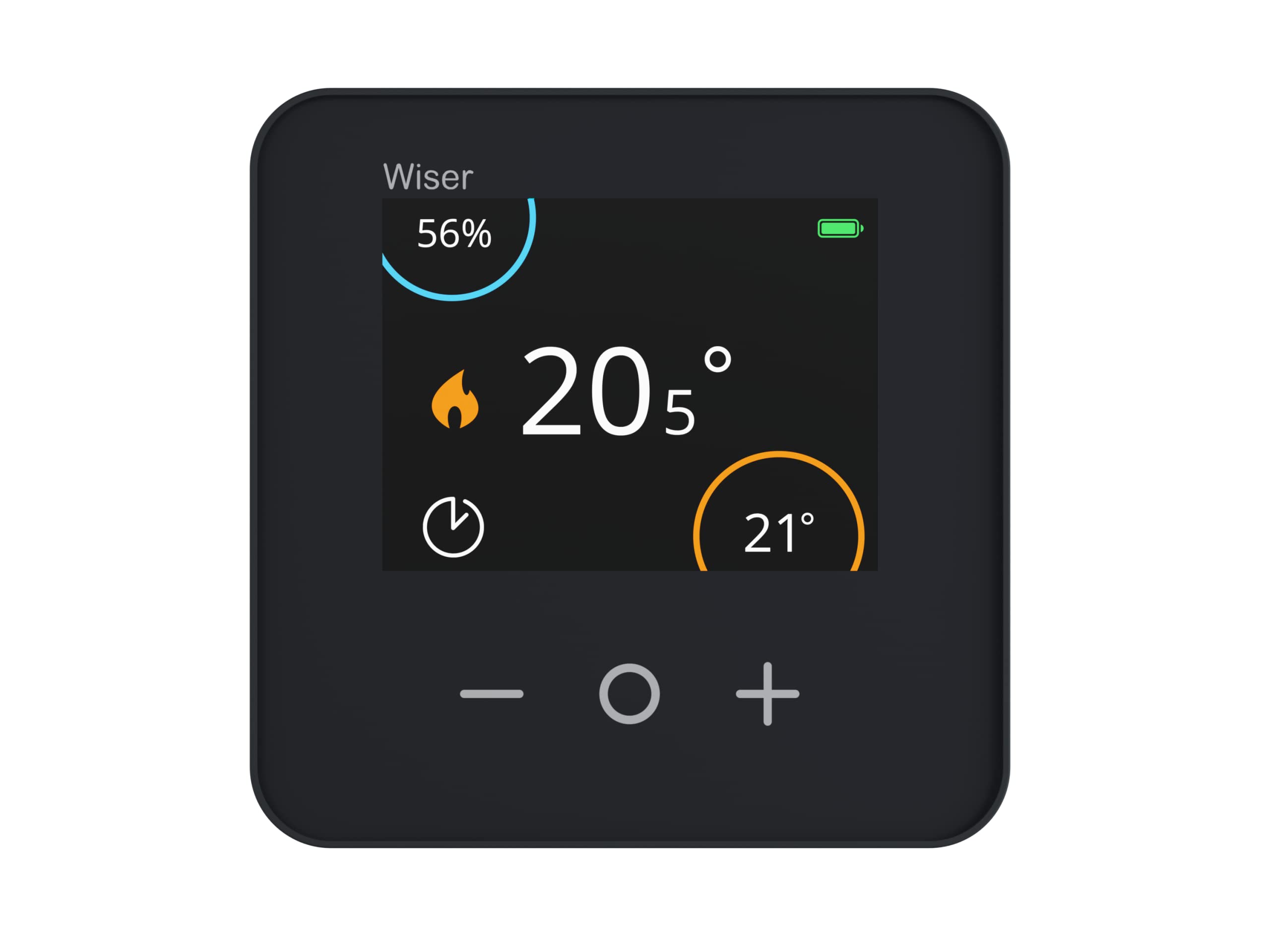 Drayton by Schneider Electric Smart Room Thermostat, Black — image 1