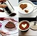 Besokuse Stainless Steel Powder Shakers Coffee Cocoa Cinnamon Shaker Fine Mesh Duster,with 16 pcs Cappuccino Coffee Latte Art Stencils Model Mould
