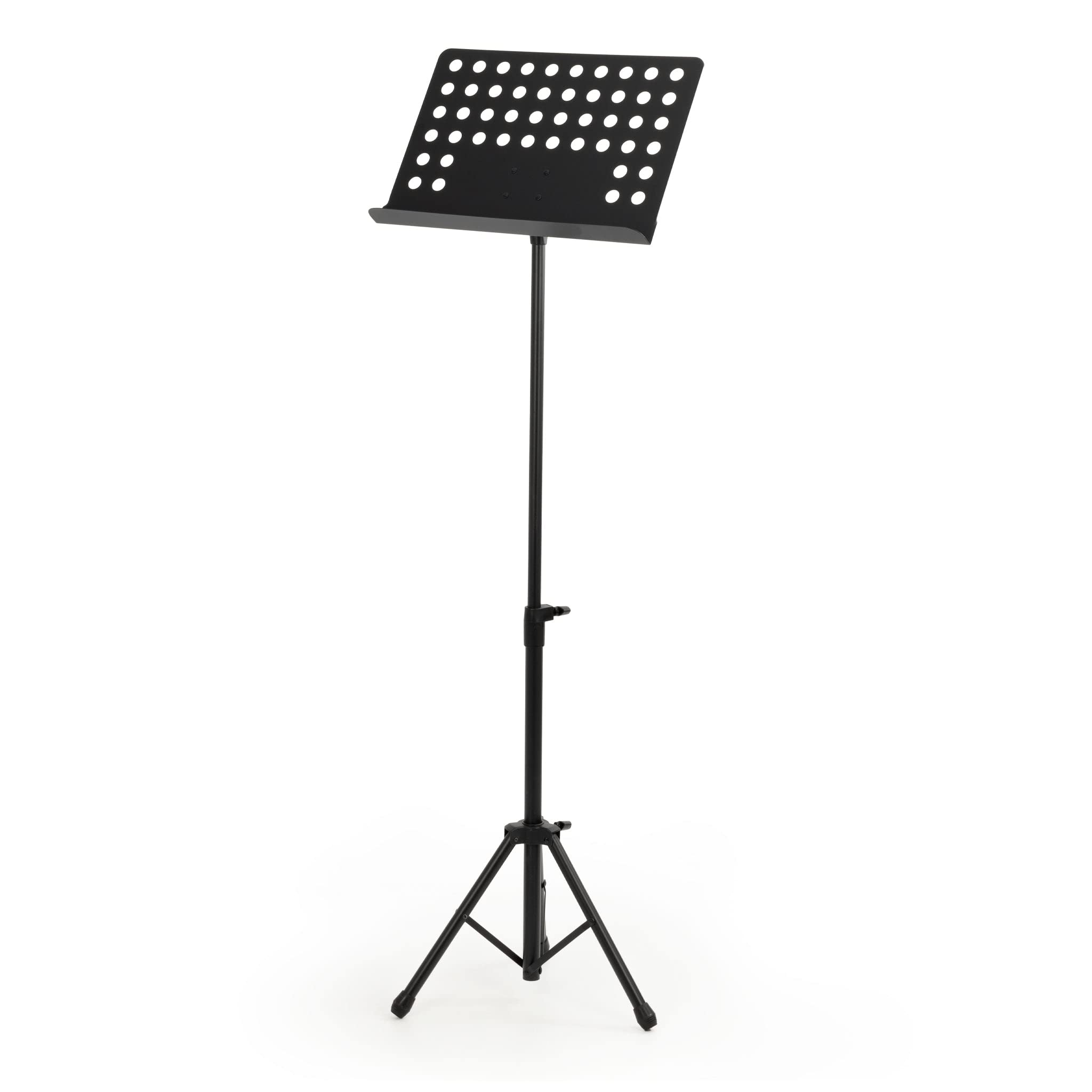 Lawrence LMS07 Sheet Music Stand with Height and Angle Adjustment - Black