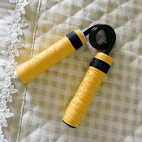 QY 2Pack Widened Perforated Super Absorbent Tennis Racket Overgrip Anti Slip Badminton Racket Tape Wrap Table Tennis Racket Tape, Yellow