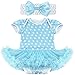 iiniim Baby Girl's Polka Dot Tutu Romper with Headband Easter Dress Up Outfit Set