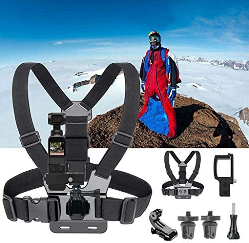 Gaddrt Adjustable Pet Fetch Dog Harness Chest Carrier Back Mount Strap Shoot Picture Expansion Bracket for DJI OSMO Pocket