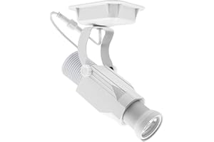 YKGOBO LED Logo GOBO Projector with Manual Zoom DJ Effect Light Including Free Custom Glass GOBO to Project Image for Hotel Company Store Wedding Advertising Indoor Use(White) 3 Years Warranty