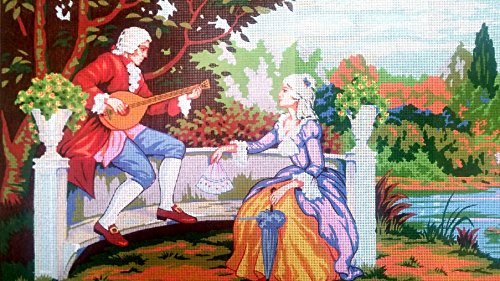image for Diamant THE SERENADE NEEDLEPOINT CANVAS, MULTI-COLORS