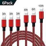 CovertSafe iPhone Charger, Lightning Cable, MFi Certified 2-Pack Charging Cable and USB Wall Adapter Plug Compatible with iPhone X/8/8 Plus/7/7 Plus/6/6S/6 Plus/5S/SE/Mini/Air/Max