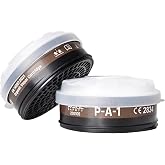 Parcil Distribution P-A-1 Replacement Filters - 80mm thread - Carbon Activated Charcoal Organic Vapor Filter Set for PD-100 and T-60 Masks (Pack of 2)