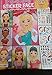 Princess Sticker Face 300 Stickers and 32 Face Pages (Cover design may vary)