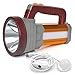 BIGSUN Super Bright LED Searchlight USB Rechargeable Outdoor Spotlight 15600 mAh 6000 Lumens Flashlight Portable Handheld Multi-function Camping Torch Light Long Shots Lamp USB Power Bank