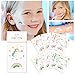 Unicorn Temporary Tattoos for Kids - Unicorn Party Favors, Birthday Decorations and Supplies - Non-toxic and Waterproof - Pack of 16 sheets (32 Fake Tattoos)