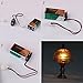goldblue 1/12 Dollhouse Miniature Shape Lampshade LED Desk Lamp Light