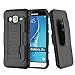 Galaxy J3 Case, Galaxy Sky Case, Galaxy Express Prime Case, Galaxy Amp Prime Case, ATUS - Heavy Duty Dual Layer Holster with Swivel Belt Clip with Stylus Pen (Black/ Black)
