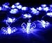 Velice Battery Operated LED Fairy String Lights 20 Blue Bat Lights Halloween Christmas Decoration Lights (Blue Bat)