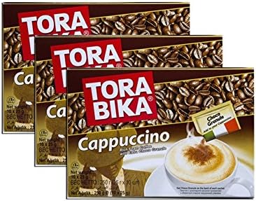 Tora Bika Cappuccino 10 Serves, Pack of 3