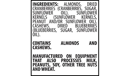 Second Nature Simplicity Medley 14 oz Trail Mix in Resealable Pouch - Naturally Sodium-Free Blend of Dried Cranberries, Almonds, Cashews, Sunflower Kernels & Blueberries - Non GMO Project Verified - Thumbnail 3
