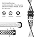 CreateGreat for Samsung Galaxy Watch 46mm, Gear S3 Soft Replacement Breathable Sport Bands with Air Holes and Quick Release Pin for Samsung Gear S3/Galaxy 46mm Watch