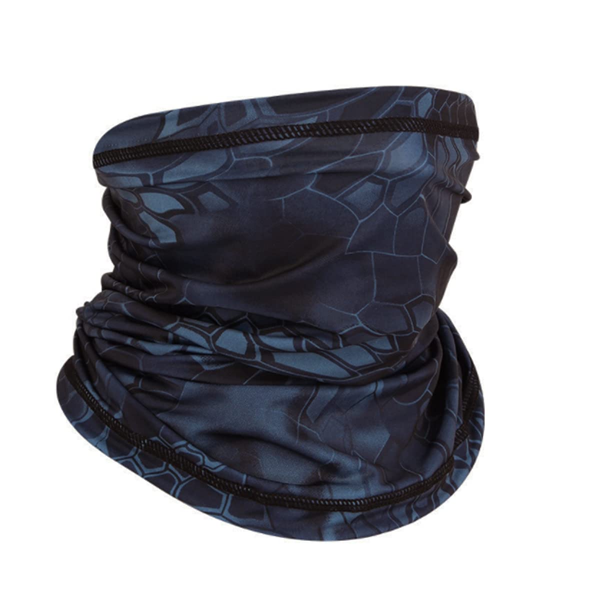 QMFIVE Tactical Camouflage Scarf, Men and Women Multi-purpose Military Headband Style Head Wrap Face Mesh Neckerchief for Combat,Hunting,Climbing,Hiking,Cycling Outdoor activity (B-TYP)