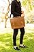 Leather Messenger Bag for Men, Laptop Shoulder Bag Straps Included, Quality Briefcases for Men Holds 17 inch Laptop, Both Leather Money Clip/Wallet and Leather Computer Bag Have RFID Protection