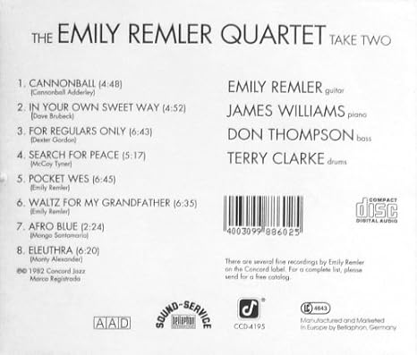 Take Two Emily Remler Amazon De Musik Emily remler quartet • take two.rar. take two emily remler amazon de musik