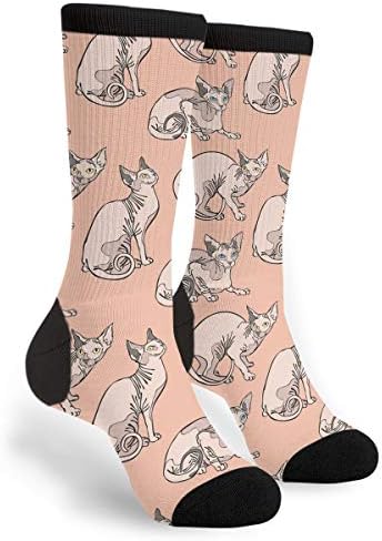 Men Women Funny Novelty Crew Tube Socks, Casual Athletic Sport Dress Socks