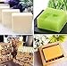 1 Purple Flexible Rectangular Silicone Soap Mold with Large Pine Wood Box for Homemade Produce 1.2 Kg Art Craft Soap Making Mold + 2 Pcs Cutter Peeler Slicer Knife Home Kitchen Tool Set