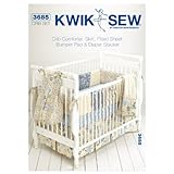Kwik Sew K3685 Crib Comforter Sewing Pattern, Skirt