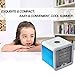 Air Conditioner Portable Air Conditioner Personal Space Air Cooler Mini Portable Space Air Conditioner, Portable Space Cooler for 45 Square Feet, Desk Table Fan for Office Home Outdoor