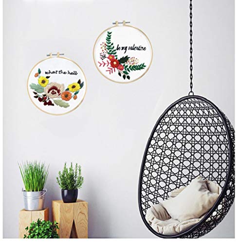 image for Louise Maelys Flower Embroidery Kit for Beginner Hand Embroidery Start