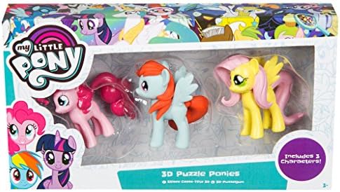 My Little Pony - Pack de 3 Puzzles de Goma para borrar: Amazon.es: Juguetes y juegos