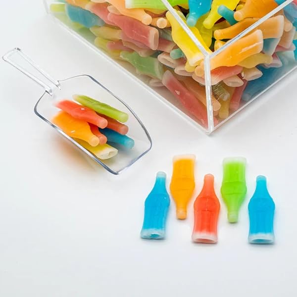 WAX BOTTLE CANDY – RETRO JUICE-FILLED MINI BOTTLES – NOSTALGIC NOVELTY – 1 LB BAG – FRUITY LIQUID CENTER – PARTY MIX