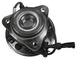 TRQ 2 Piece Front Wheel Bearing & Hub Assembly Set